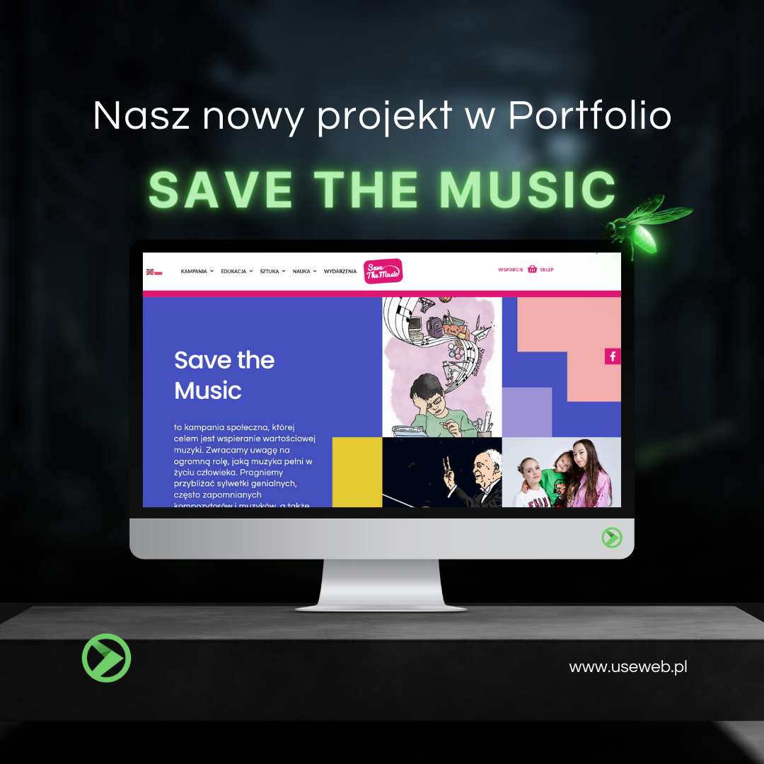 portfolio - strona Save the music
