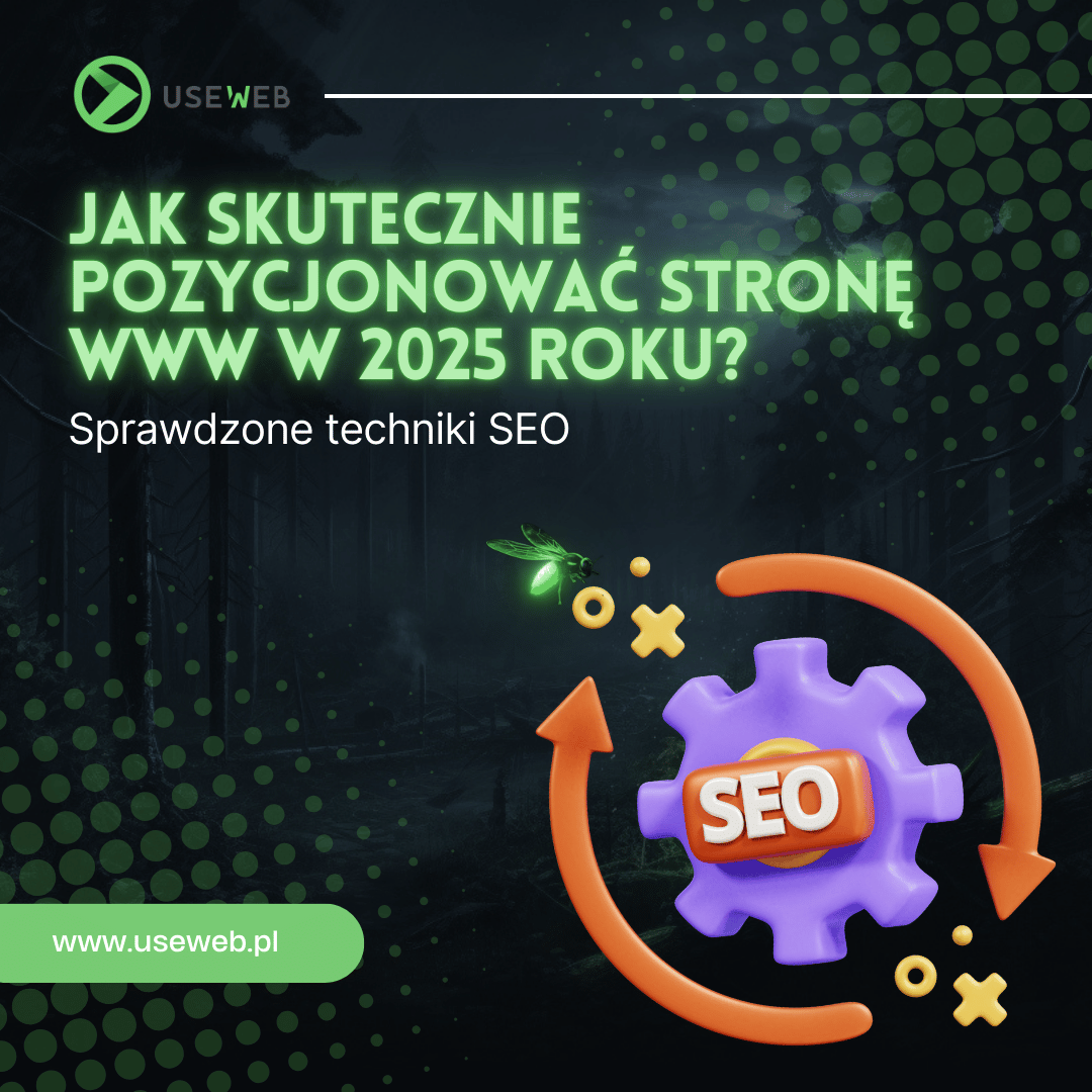 grafika do wpisu pt. 'Jak skutecznie pozycjonować stronę www w 2025 roku'